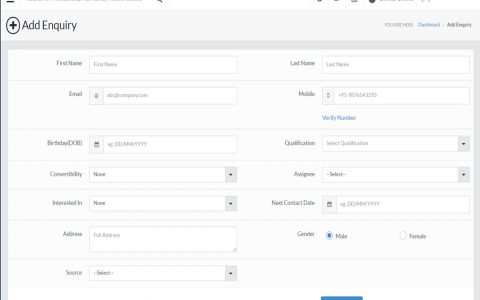 Add Lead Module